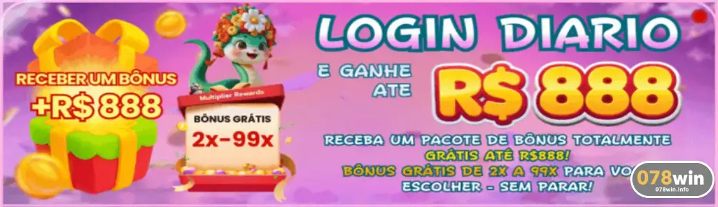 Promoções e bônus ativos no 078win cassino para jogadores brasileiros